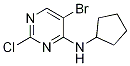 5-broMo-2-chloro-N-cyclopentylpyriMidin-4-aMine